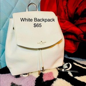 Flawless white Kate spade Backpack